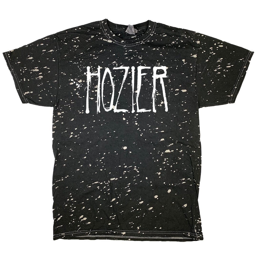 HELTpl6lhozier splatterlogo blacksplatterdye crewtee flat - Hozier Merch